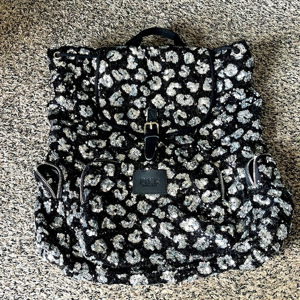 Sparkley Victoria’s Secret backpack
